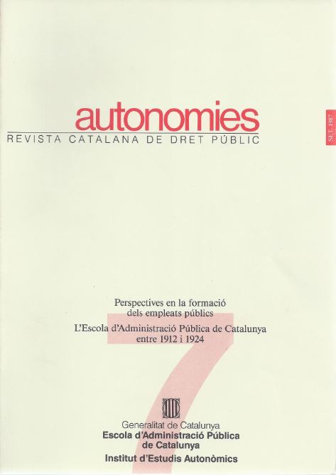 Revista Autonomies, 07