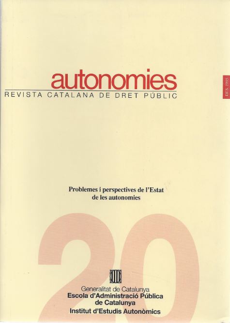 Revista Autonomies, 20