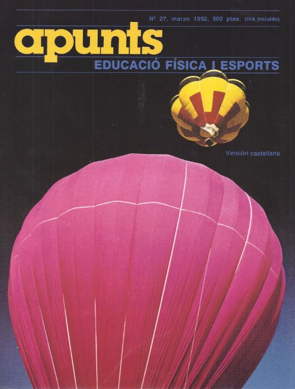 Apunts. Educación Física y Deportes, num. 027, marzo de 1992