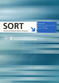 SORT. Statistics and Operations Research Transactions. Volume 38. Number 2, July-december 2014