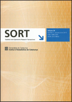 SORT. Statistics and Operations Research Transactions. Volume 39. Number 1, January-June 2015