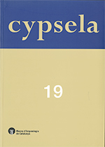 Cypsela. Número 19 . 2012 Gestió i usos de l'aigua a la protohistòria