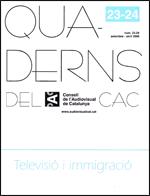 Quaderns del CAC. Número 23-24. Setembre-abril 2006. Televisió i imigració