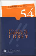 Revista Llengua i Dret, 54