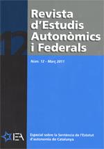 Revista d'Estudis Autonòmics i Federals, núm. 12 - Març 2011