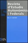 Revista d'Estudis Autonòmics i Federals, núm. 15 - Abril 2012