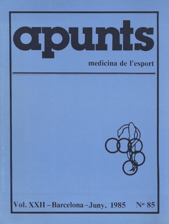 Apunts. Medicina Esport, 85