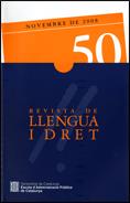 Revista Llengua i Dret, 50