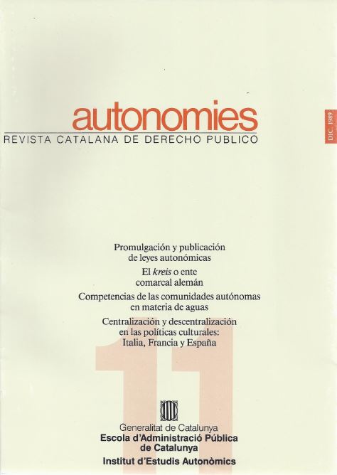 Revista Autonomies, 11