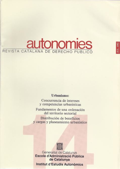 Revista Autonomies, 14