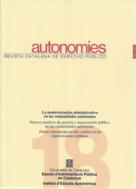 Revista Autonomies, 18
