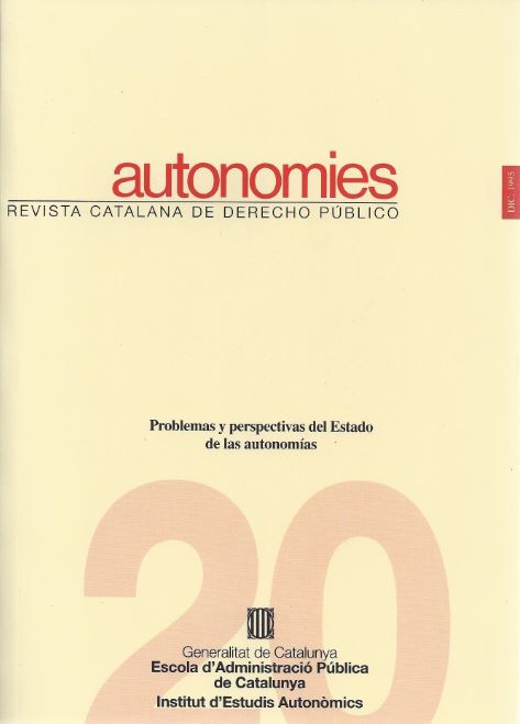 Revista Autonomies, 20