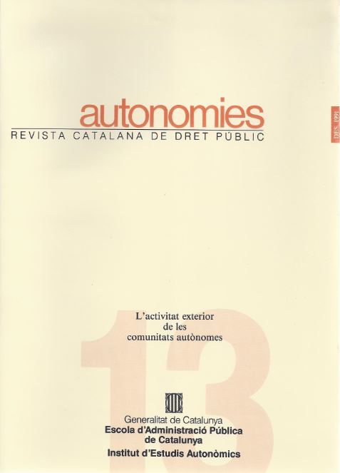 Revista Autonomies, 13
