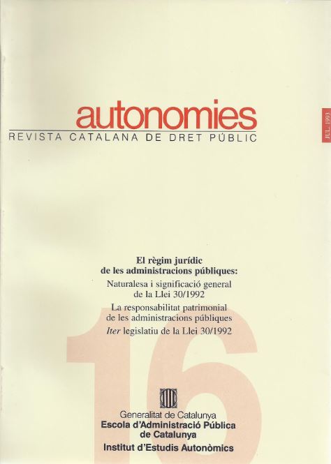 Revista Autonomies, 16