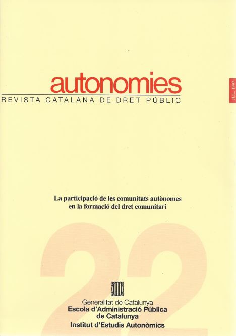 Revista Autonomies, 22