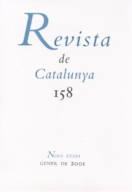 Revista de Catalunya, núm. 158