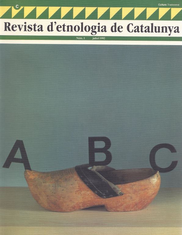 Revista d'etnologia de Catalunya, núm. 01. Cultura i esport