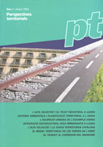 Perspectives territorials, núm. 01, hivern 2002. L'alta velocitat i el teixit industrial a Lleida