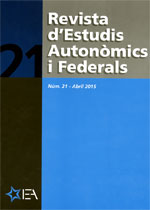 Revista d'Estudis Autonòmics i Federals, núm. 21 - Abril 2015