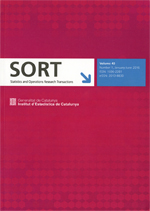 SORT. Statistics and Operations Research Transactions. Volume 40. Number 1, January-June 2016
