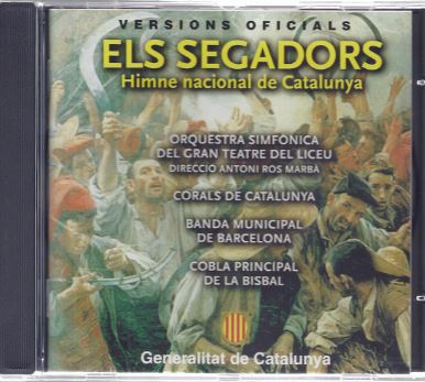 CD: Segadors. Himne nacional de Catalunya (1a edició, 2a reimpressió)