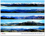 Nostres comarques de muntanya, 1 (Alta Ribagorça, Alt Urgell, Berguedà, Cerdanya, Garrotxa) (cartell)/Les 84cm x 107,40cm