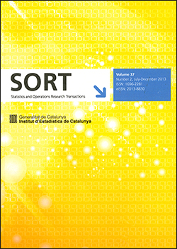 SORT. Statistics and Operations Research Transactions. Volume 37. Number 1, January-June 2013