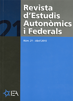 Revista d'Estudis Autonòmics i Federals, núm. 22 - Octubre 2015