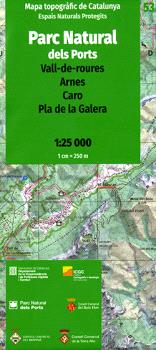 Mapa topogràfic de Catalunya 1:25 000. Espais Naturals Protegits - 53 - Parc Natural dels Ports