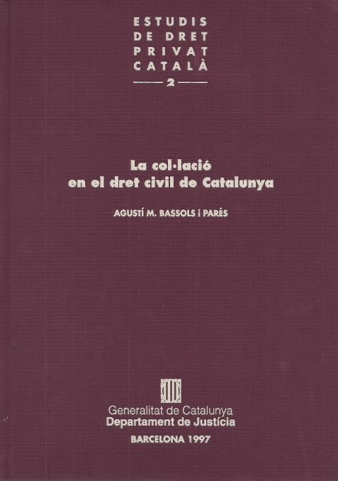 Col·lació en el dret civil de Catalunya/La