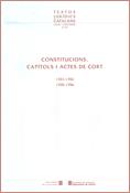 Constitucions, capítols i actes de cort de 1701-1702 i de 1705-1706