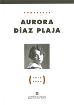 Homenatge a Aurora Díaz-Plaja (1913-2003)