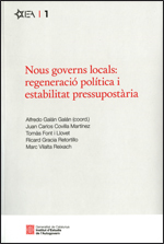 Nous governs locals: regeneració política i estabilitat pressupostària