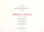 Opera Omnia. Johannis Cabanilles (1644-1712). Volum X