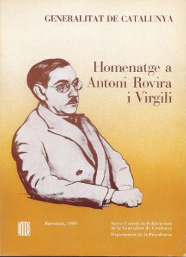 Homenatge a Antoni Rovira i Virgili
